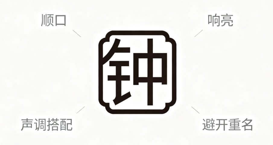 鐘姓男寶寶起名順口響亮