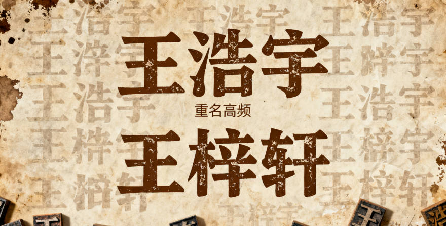 姓王男孩名字順口