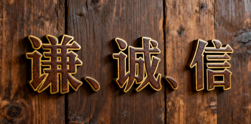 第一維品格維度(比如“謙、誠、信”)