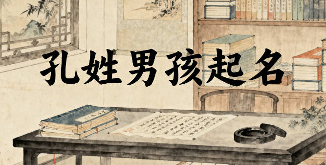 姓孔男孩名字順口