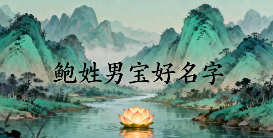 鮑姓男寶寶起名順口響亮