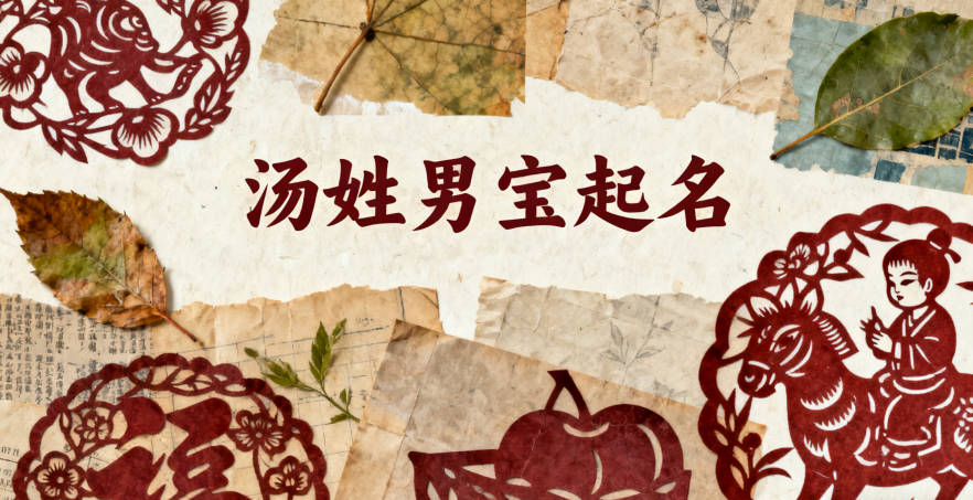 寓意吉祥的湯姓男寶寶名字精選