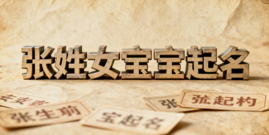 姓張女孩子名字有內涵