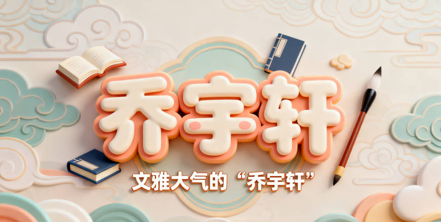 寓意學業(yè)有成的喬姓男寶寶名字