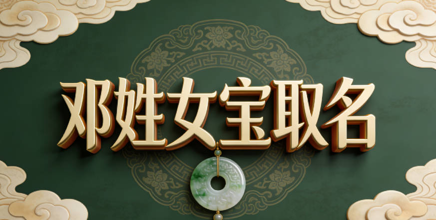 鄧姓女寶寶起名獨特寓意好