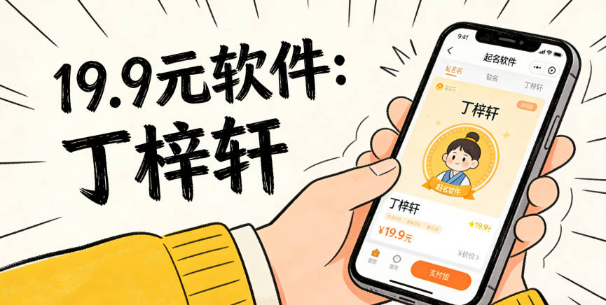 19.9 元軟件起的丁梓軒