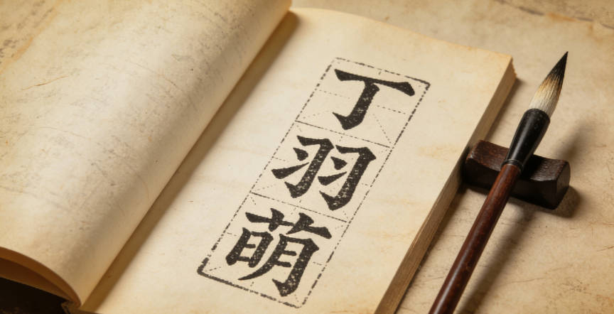 “丁羽萌”里的“羽”代表自由,“萌”代表活力