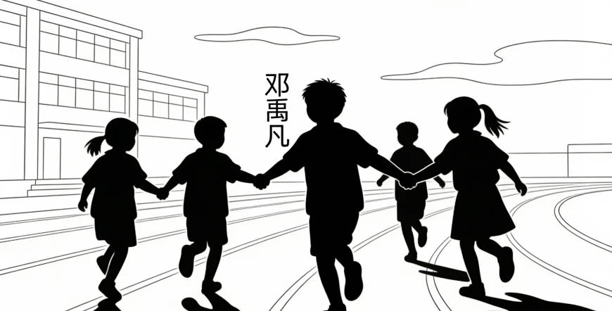 換成鄧禹凡,凡字顯謙遜,孩子朋友變多了